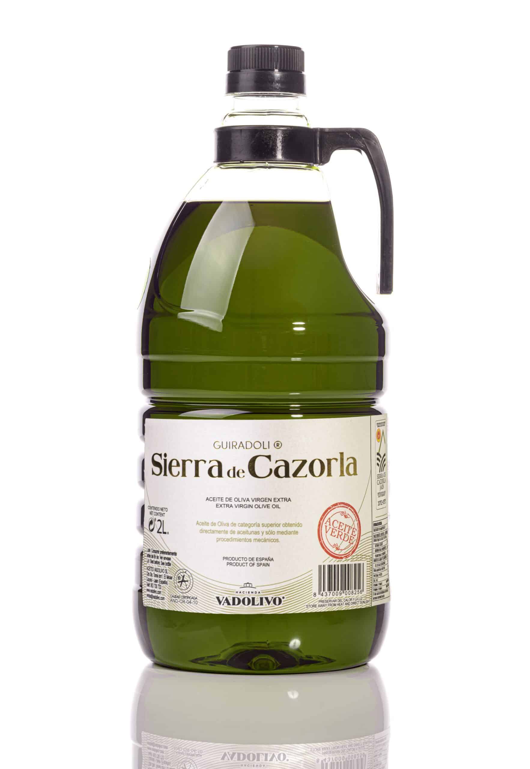 botella 2l de aceite premium de oliva virgen extra picual de la Sierra de Cazorla Guiradoli