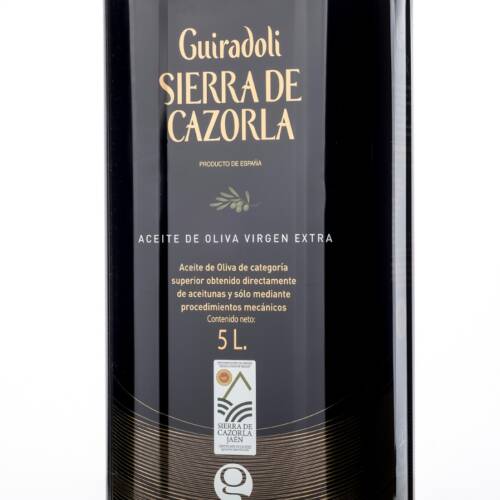 lata 5l de aceite de oliva virgen extra picual de la Sierra de Cazorla Guiradoli