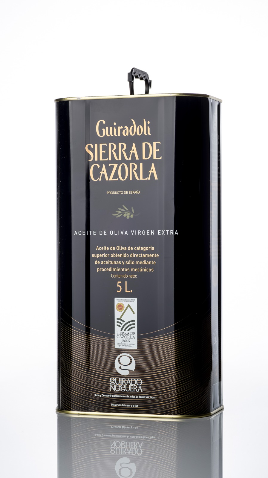 lata 5l de aceite de oliva virgen extra picual de la Sierra de Cazorla Guiradoli