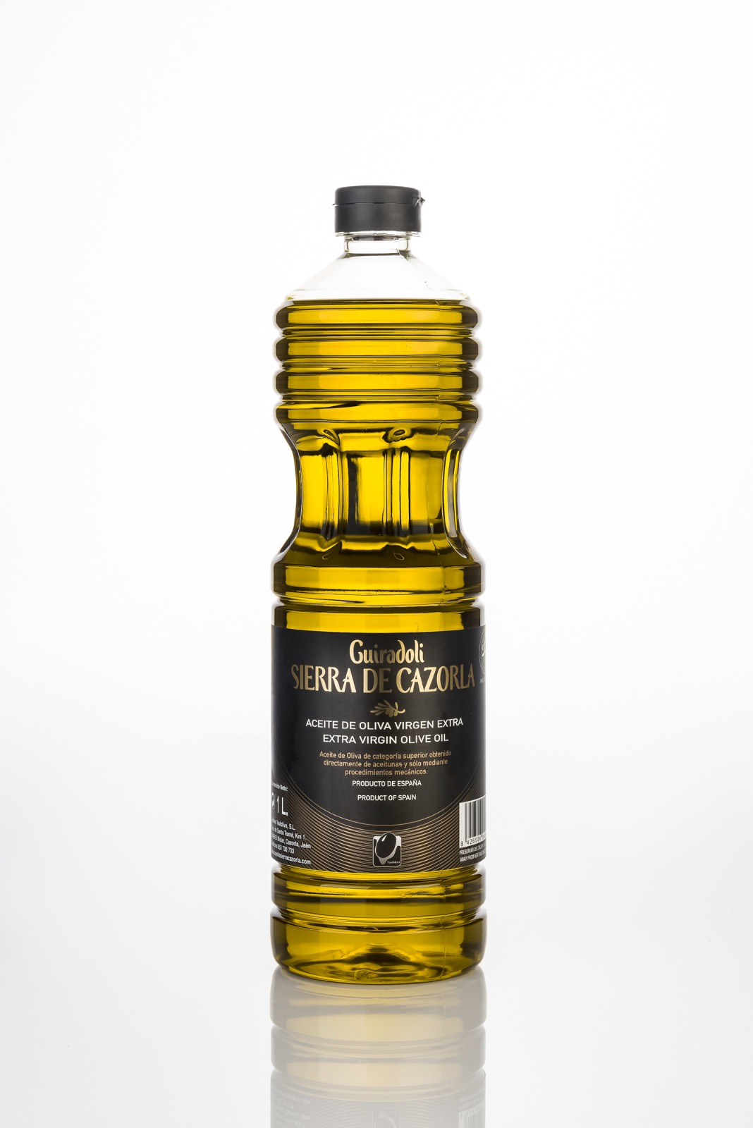 botella 1l de aceite de oliva virgen extra picual de la Sierra de Cazorla de Guiradoli