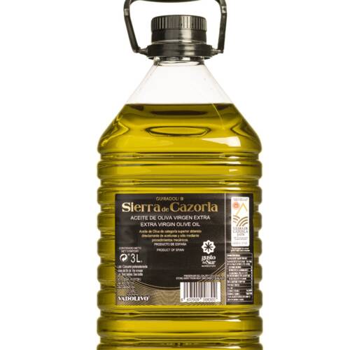 botella 3l de aceite de oliva virgen extra picual de la Sierra de Cazorla guiradoli