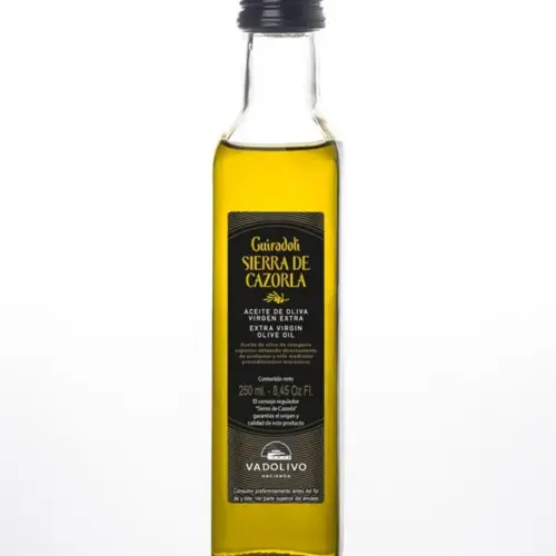 botella 250 ml de aceite de oliva virgen extra de jaen de Guiradoli Sierra de Cazorla